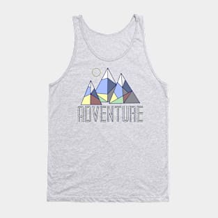 Geometric Adventure Mountains Tank Top